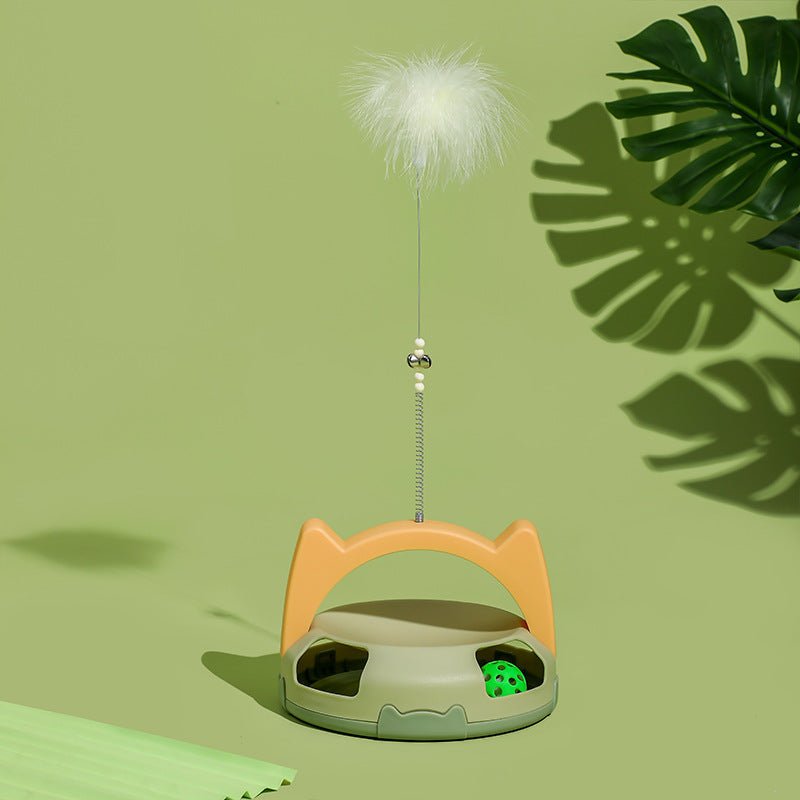 Cat Toy Bite Resistant Device Cat Stick Spinning Ball Pet Supplies | Luxury Home Accessories | Heulog Glow