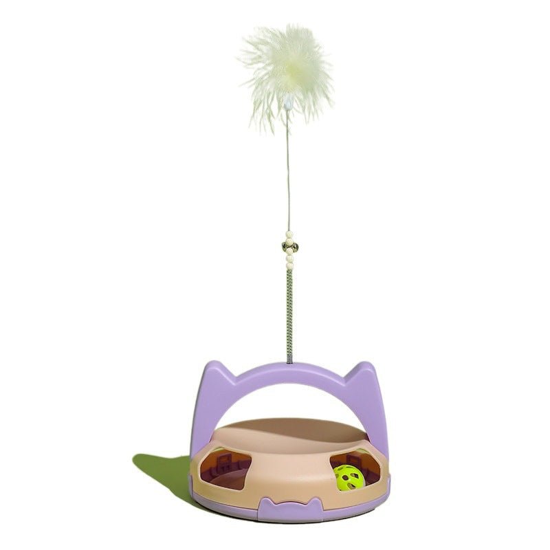 Cat Toy Bite Resistant Device Cat Stick Spinning Ball Pet Supplies | Luxury Home Accessories | Heulog Glow