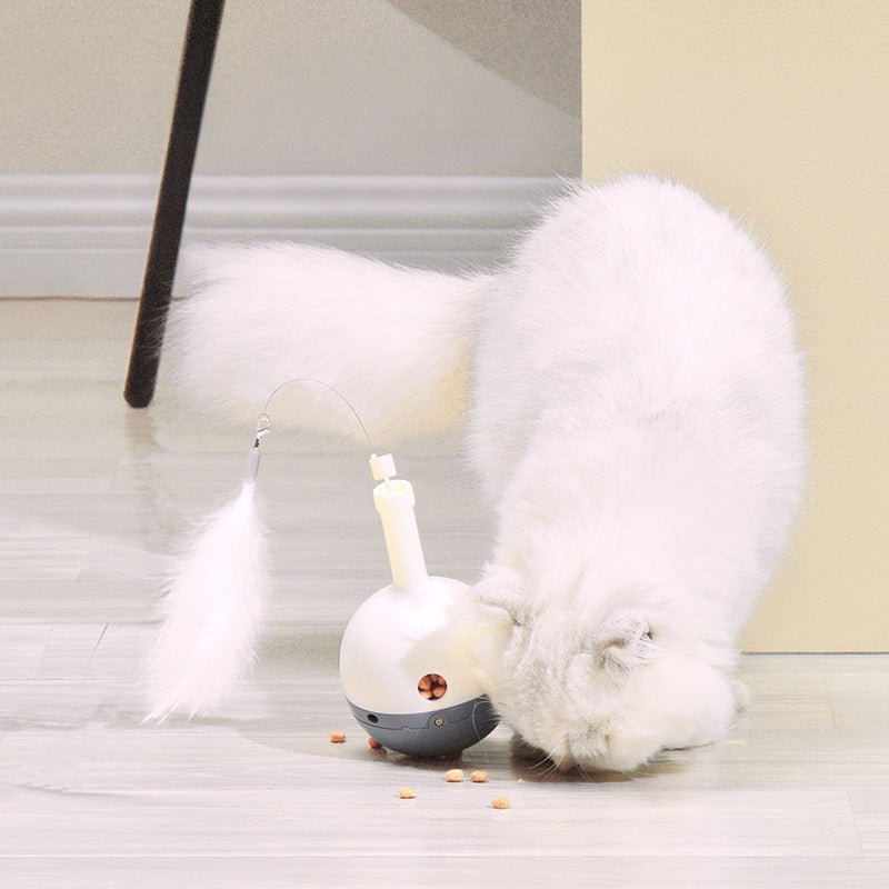 Cat Toys For Indoor Cats Ultra Quiet Interactive Cat Toy Random Moving Auto Matic Cat Feather Toy For Bored Cats Auto Timer Off Rechargeable Smart Cat Toys | Luxury Home Accessories | Heulog Glow