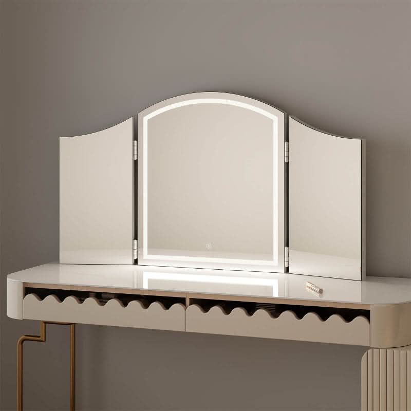 Cate Triple Dressing Table Mirror | Luxury Home Accessories | Heulog Glow
