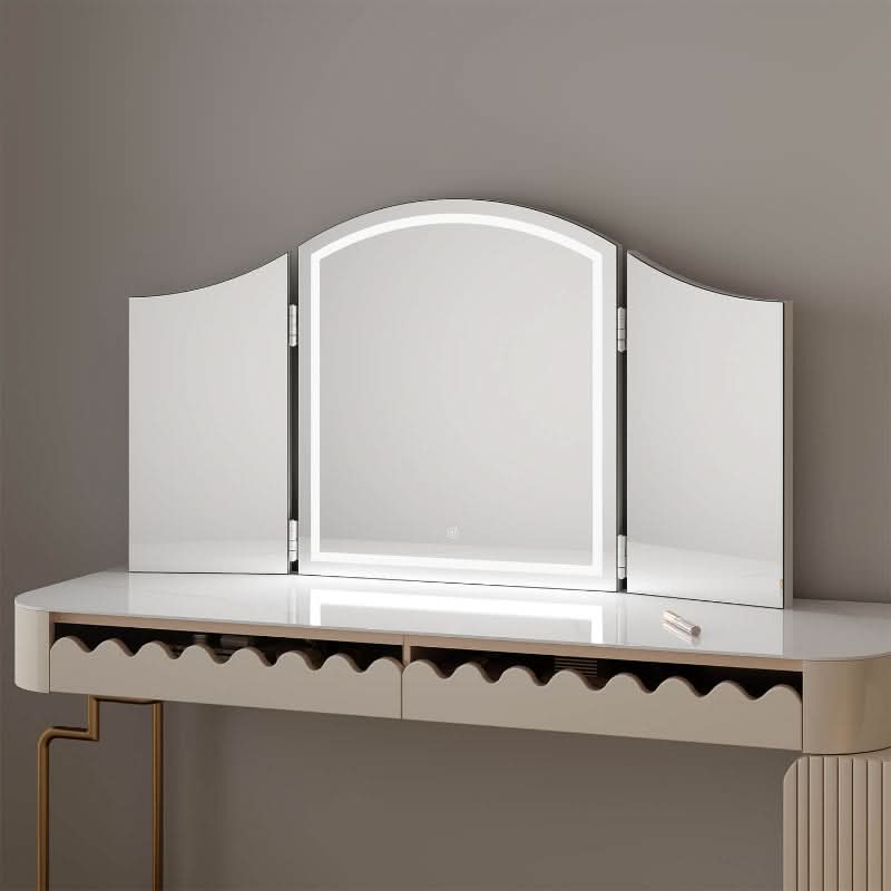 Cate Triple Dressing Table Mirror | Luxury Home Accessories | Heulog Glow