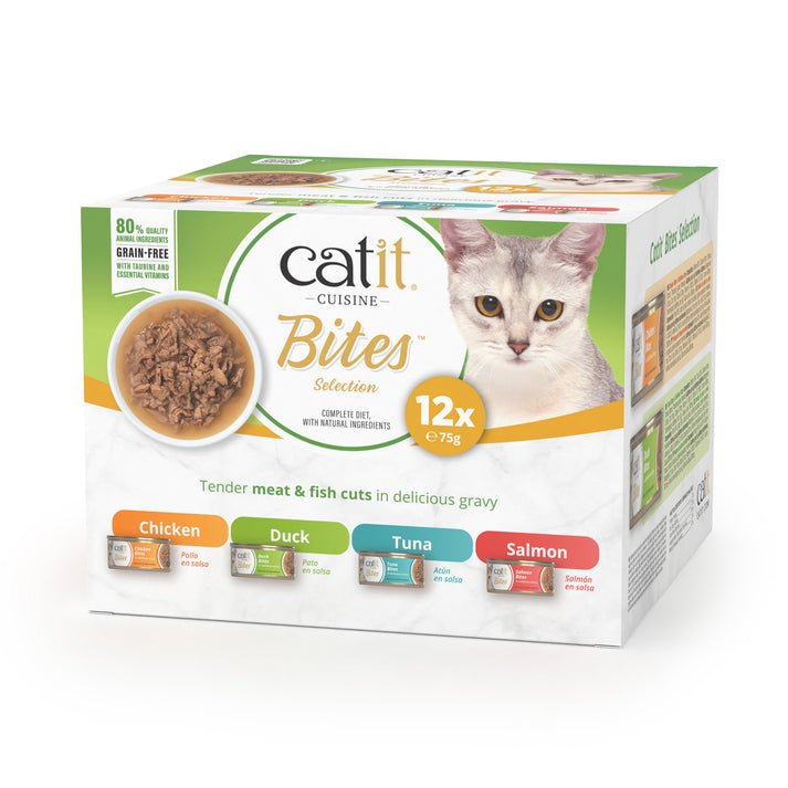 Catit Bites Variety Pack 12 x 75g | Luxury Home Accessories | Heulog Glow