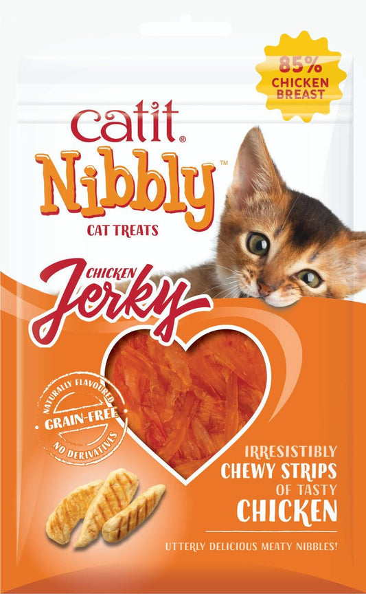Catit Nibbly Jerky Chicken 30g | Luxury Home Accessories | Heulog Glow