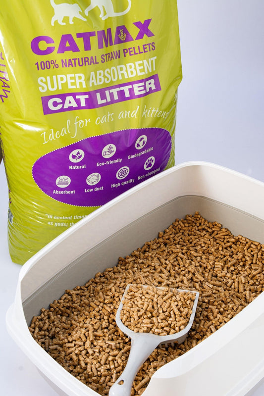 Catmax Straw Pellet Cat Litter | Luxury Home Accessories | Heulog Glow