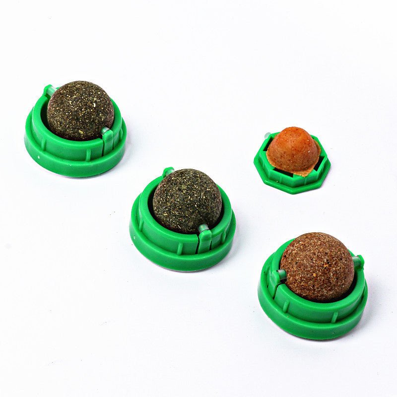 Catnip Ball Cat Toy Molar Teeth Cleaning Bite-resistant Relieving Stuffy Kitten Self-licking | Luxury Home Accessories | Heulog Glow