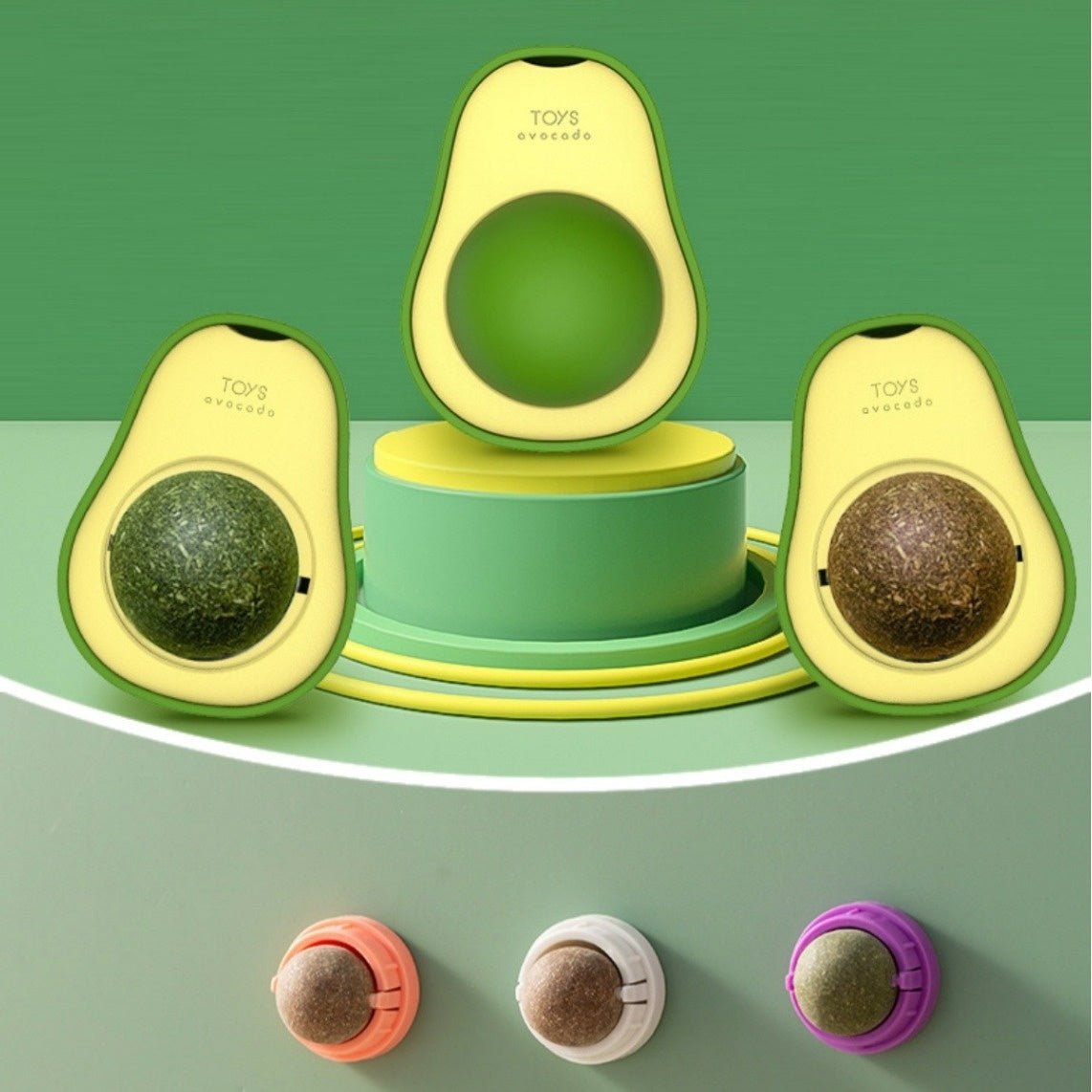 Catnip Ball Cat Toy Molar Teeth Cleaning Bite-resistant Relieving Stuffy Kitten Self-licking | Luxury Home Accessories | Heulog Glow