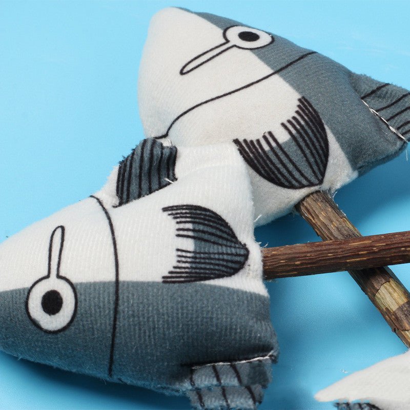 Catnip Fish Molar Rod Toy Relieving Stuffy And Scratch-resistant | Luxury Home Accessories | Heulog Glow