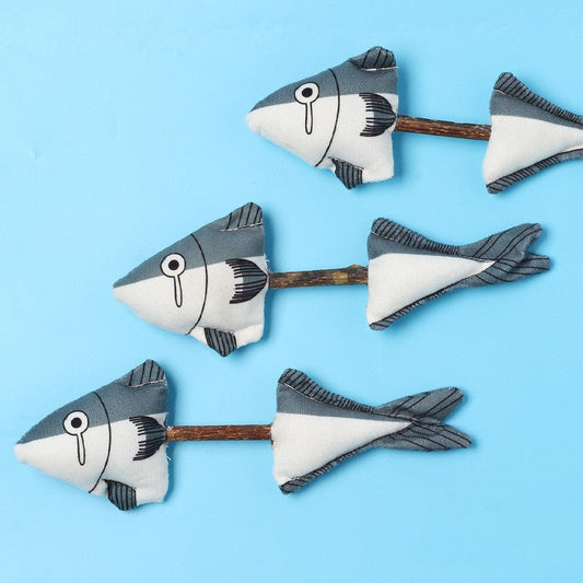 Catnip Fish Molar Rod Toy Relieving Stuffy And Scratch-resistant | Luxury Home Accessories | Heulog Glow
