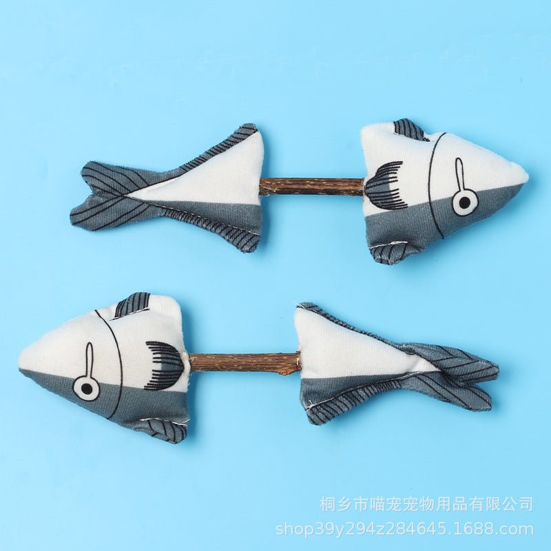 Catnip Fish Molar Rod Toy Relieving Stuffy And Scratch-resistant | Luxury Home Accessories | Heulog Glow