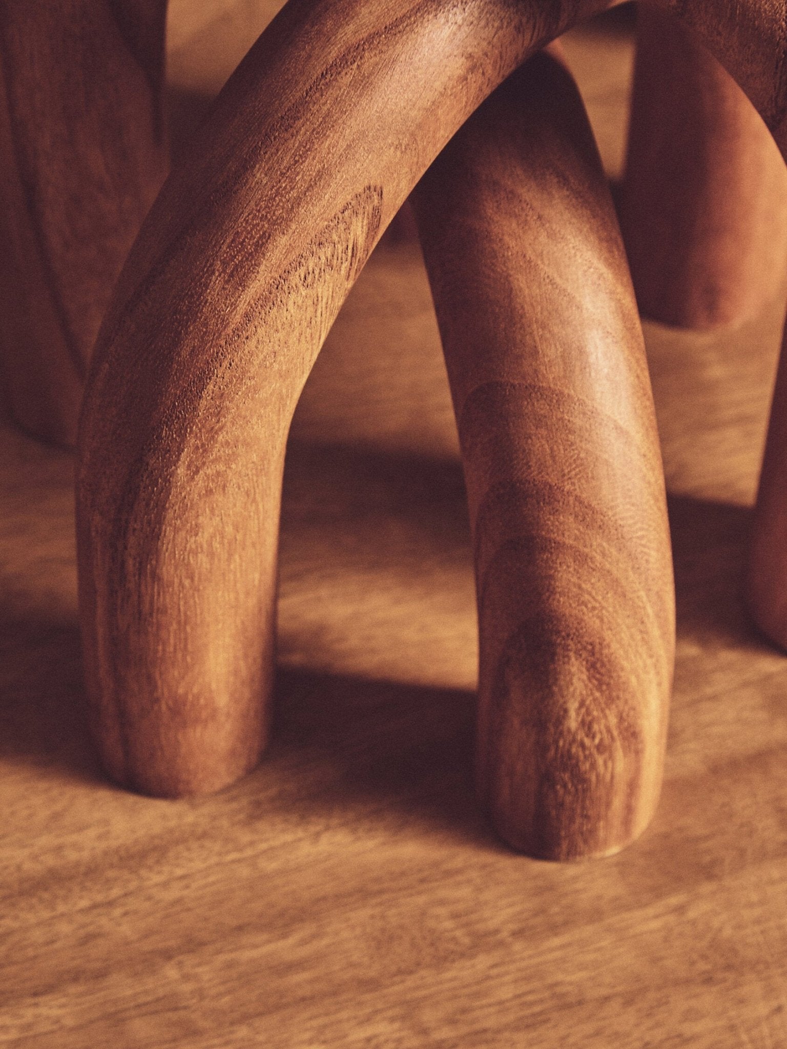 Cato Natural Wood Arch Sculpture | Luxury Home Accessories | Heulog Glow