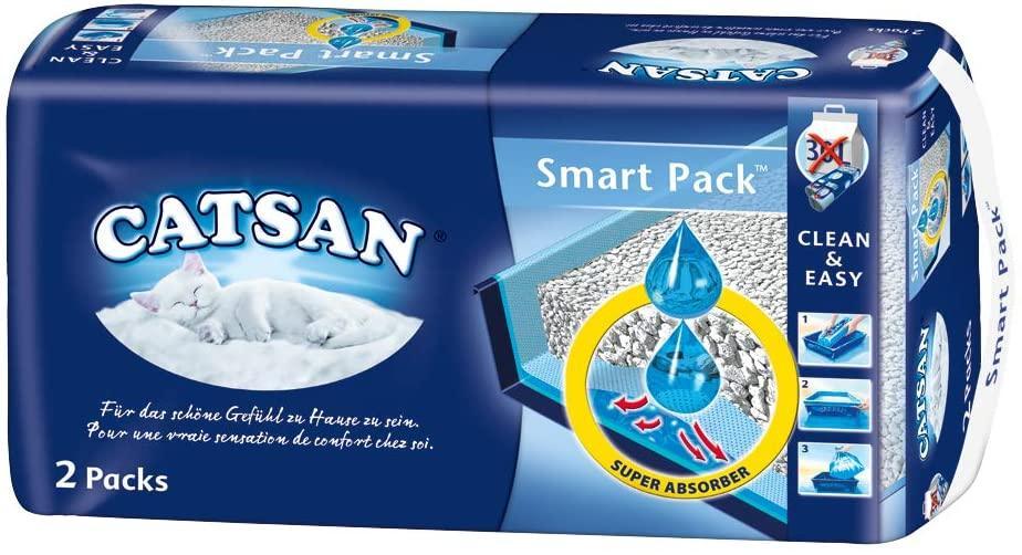 Catsan Smart Pack Cat Litter 2x4L | Luxury Home Accessories | Heulog Glow