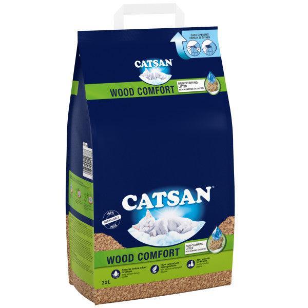 Catsan Wood Comfort Cat Litter | Luxury Home Accessories | Heulog Glow