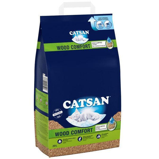 Catsan Wood Comfort Cat Litter | Luxury Home Accessories | Heulog Glow