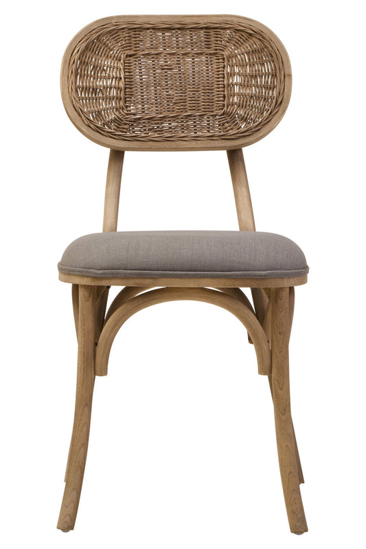 Cebu Grey Wash Elm Wood Dining Chair | Luxury Home Accessories | Heulog Glow