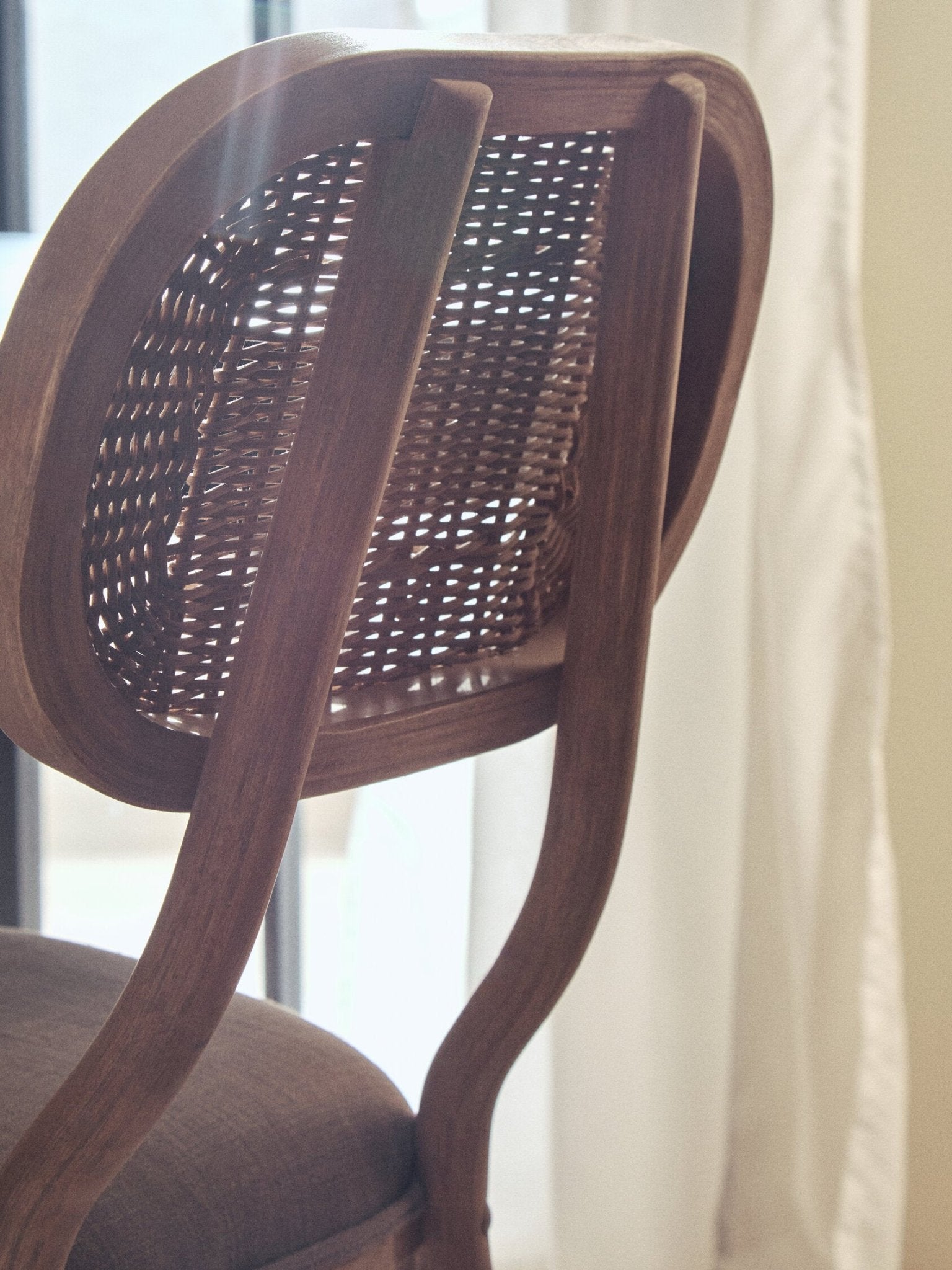 Cebu Grey Wash Elm Wood Dining Chair | Luxury Home Accessories | Heulog Glow