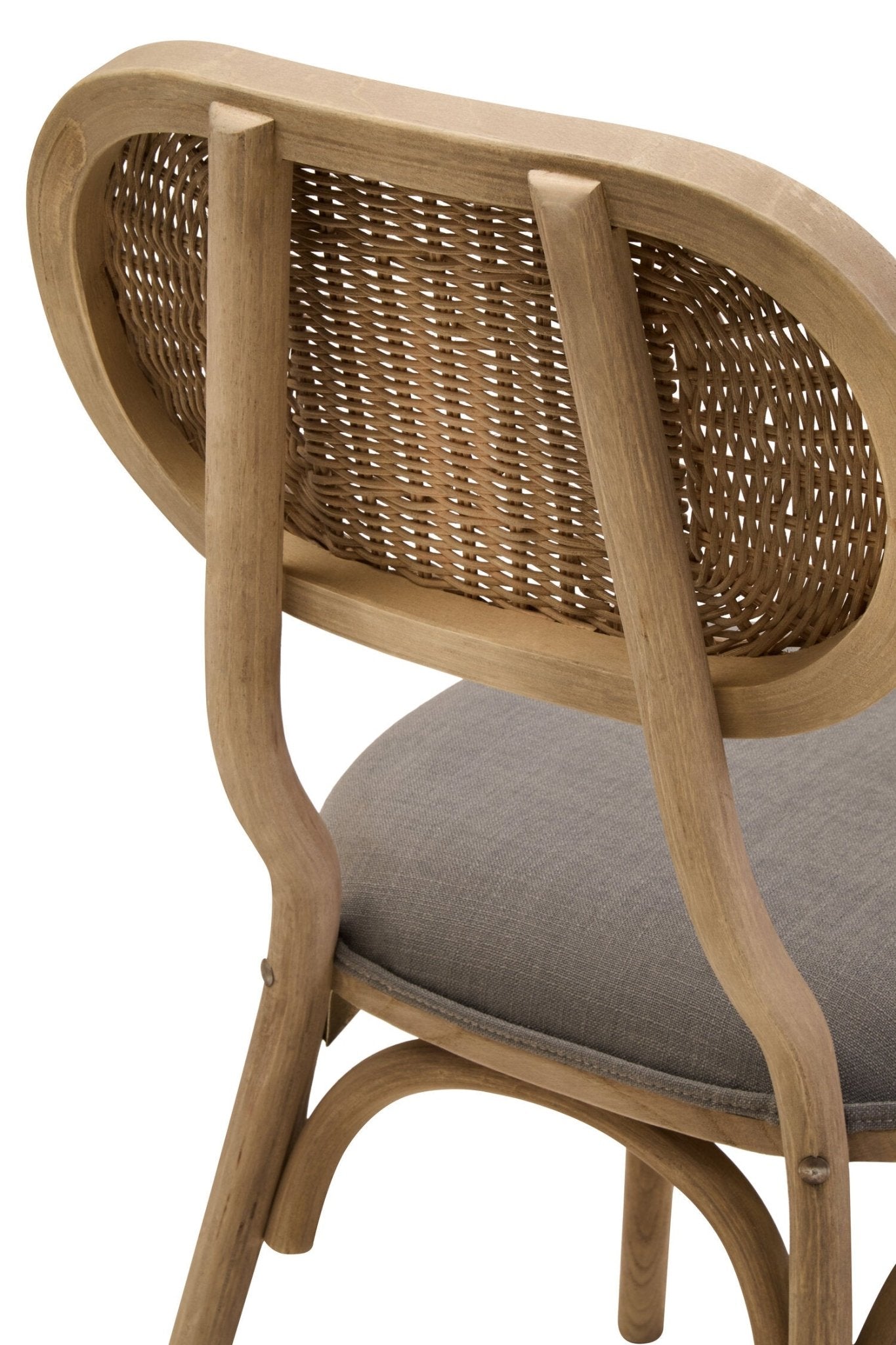 Cebu Grey Wash Elm Wood Dining Chair | Luxury Home Accessories | Heulog Glow