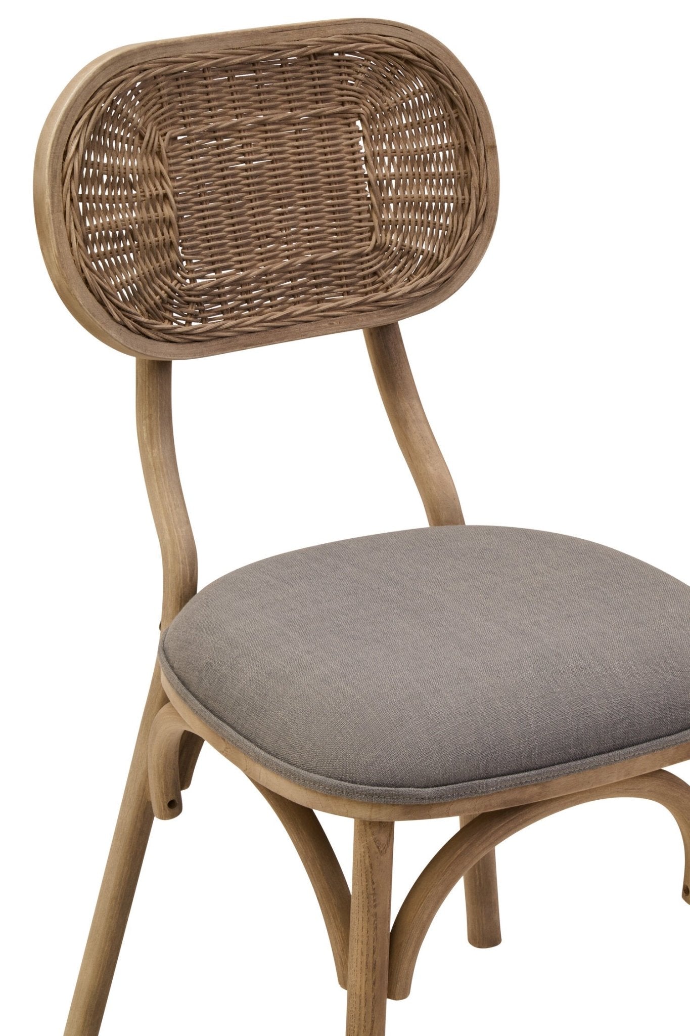 Cebu Grey Wash Elm Wood Dining Chair | Luxury Home Accessories | Heulog Glow