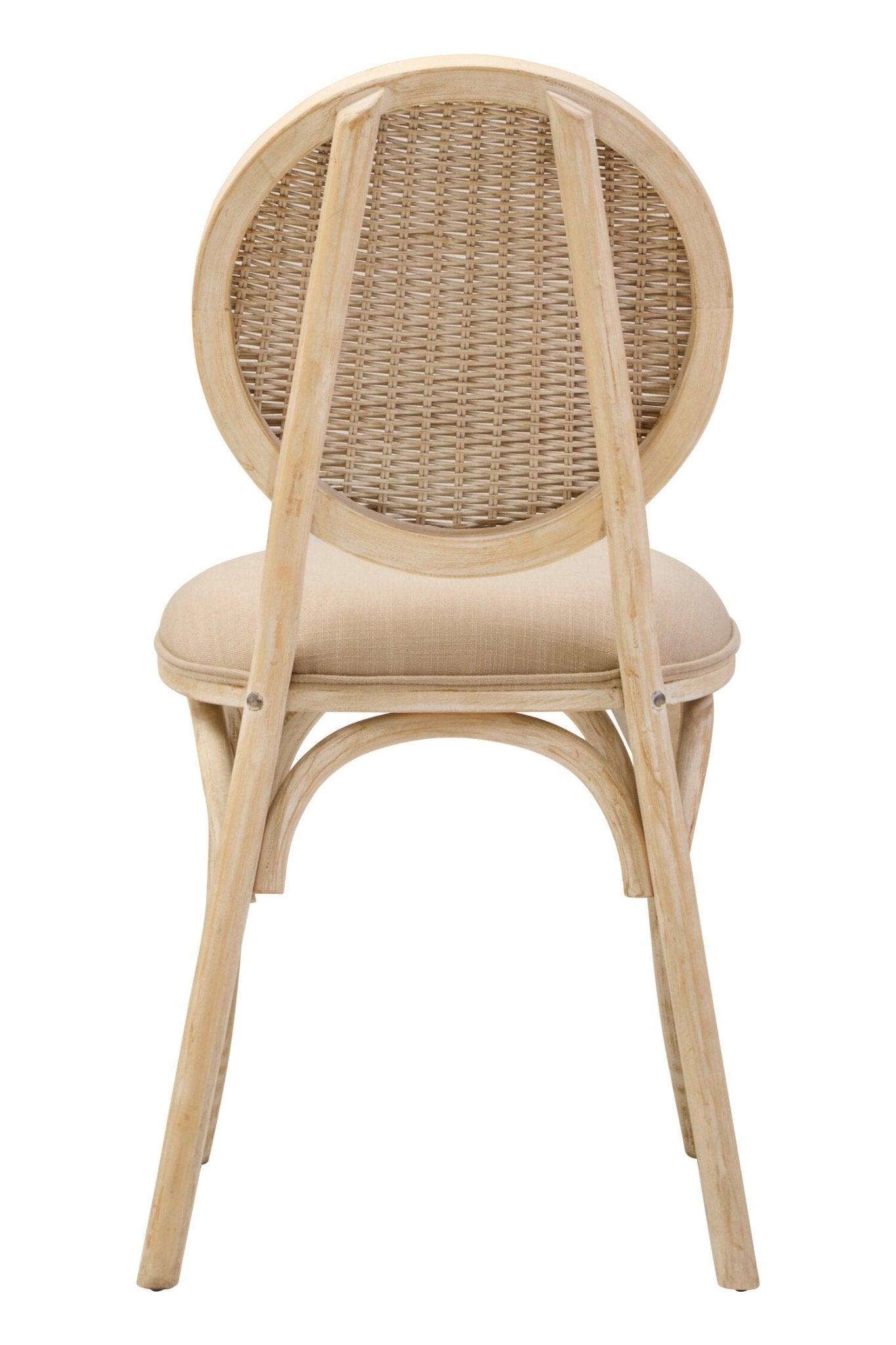 Cebu White Wash Elm Wood Dining Chair | Luxury Home Accessories | Heulog Glow