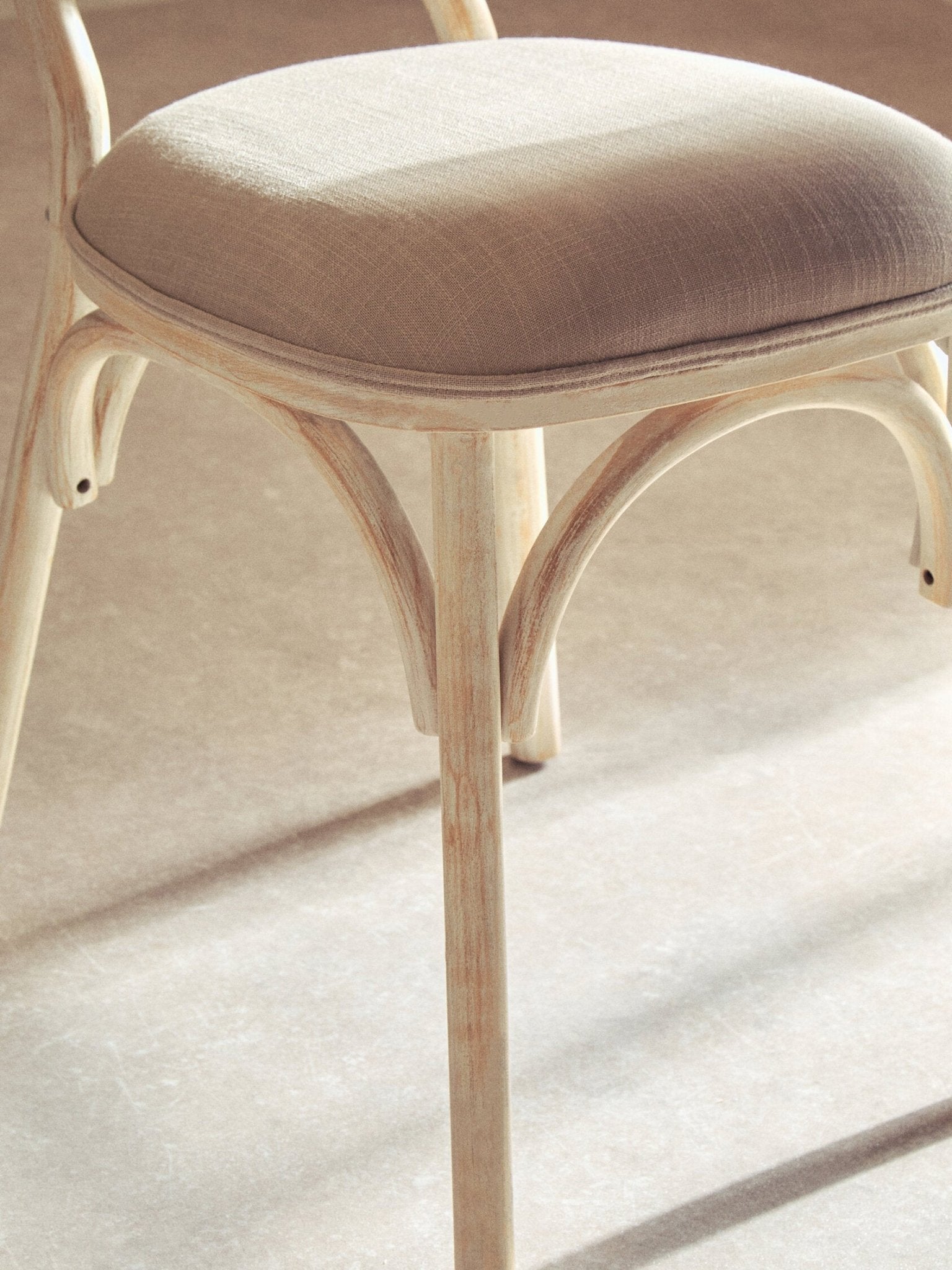 Cebu White Wash Elm Wood Dining Chair | Luxury Home Accessories | Heulog Glow