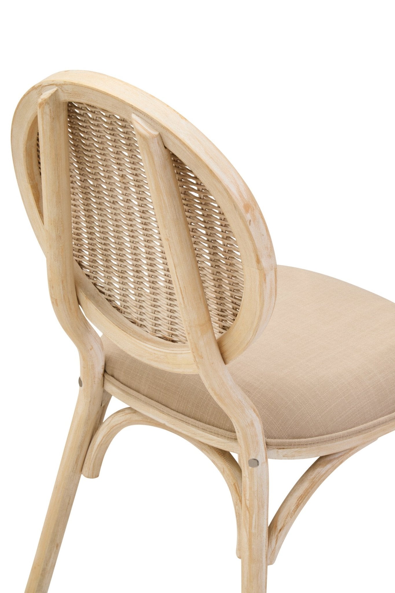 Cebu White Wash Elm Wood Dining Chair | Luxury Home Accessories | Heulog Glow