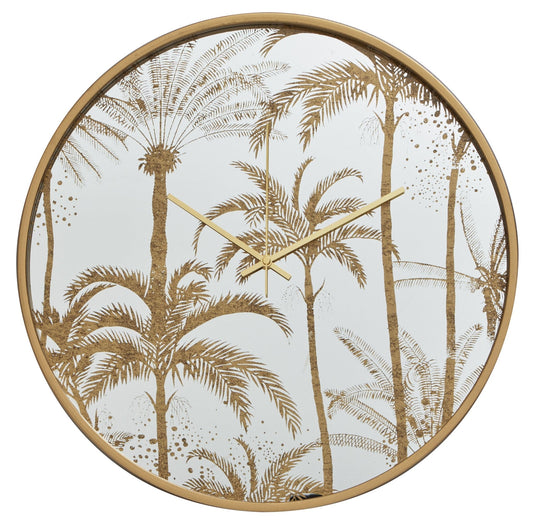 Celina 45cm Dia Botanical Wall Clock | Luxury Home Accessories | Heulog Glow
