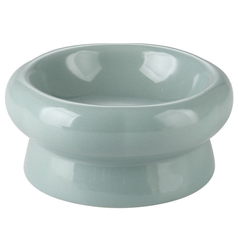 Ceramic cat bowl protects cervical spine high feet | Luxury Home Accessories | Heulog Glow