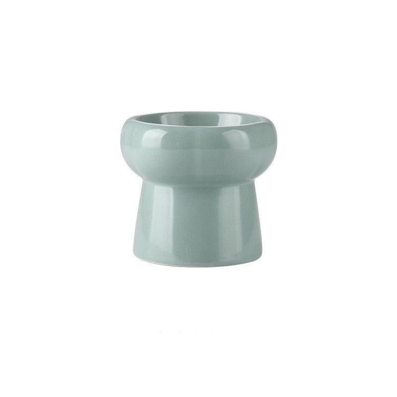 Ceramic cat bowl protects cervical spine high feet | Luxury Home Accessories | Heulog Glow