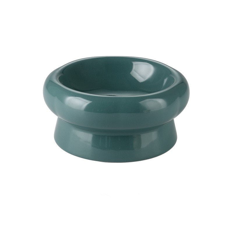 Ceramic cat bowl protects cervical spine high feet | Luxury Home Accessories | Heulog Glow
