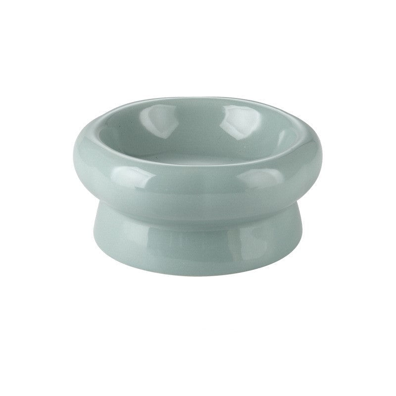 Ceramic cat bowl protects cervical spine high feet | Luxury Home Accessories | Heulog Glow