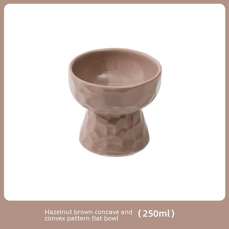Ceramic High Leg Cervical Support Oblique Bowl | Luxury Home Accessories | Heulog Glow
