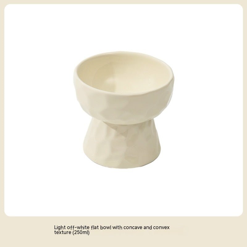 Ceramic High Leg Cervical Support Oblique Bowl | Luxury Home Accessories | Heulog Glow