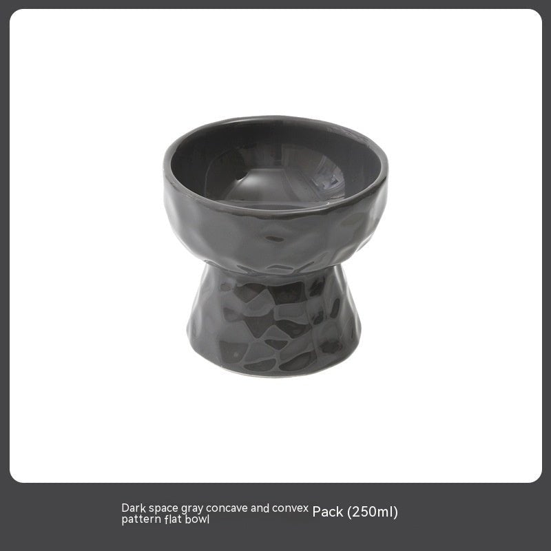 Ceramic High Leg Cervical Support Oblique Bowl | Luxury Home Accessories | Heulog Glow