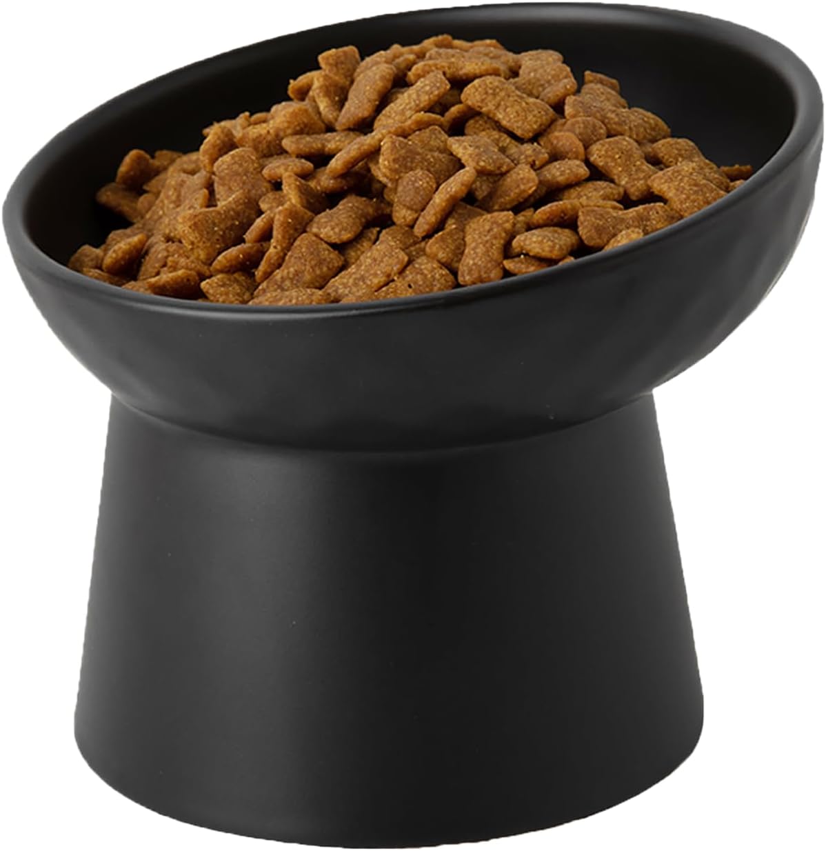 Ceramic Raised Cat Bowls Elevated Porcelain Pet Feeder Dish For Cats And Small Dogs Stress-Free Tilted Pet Food And Water Bowls Set Dishwasher And Microwave Safe | Luxury Home Accessories | Heulog Glow