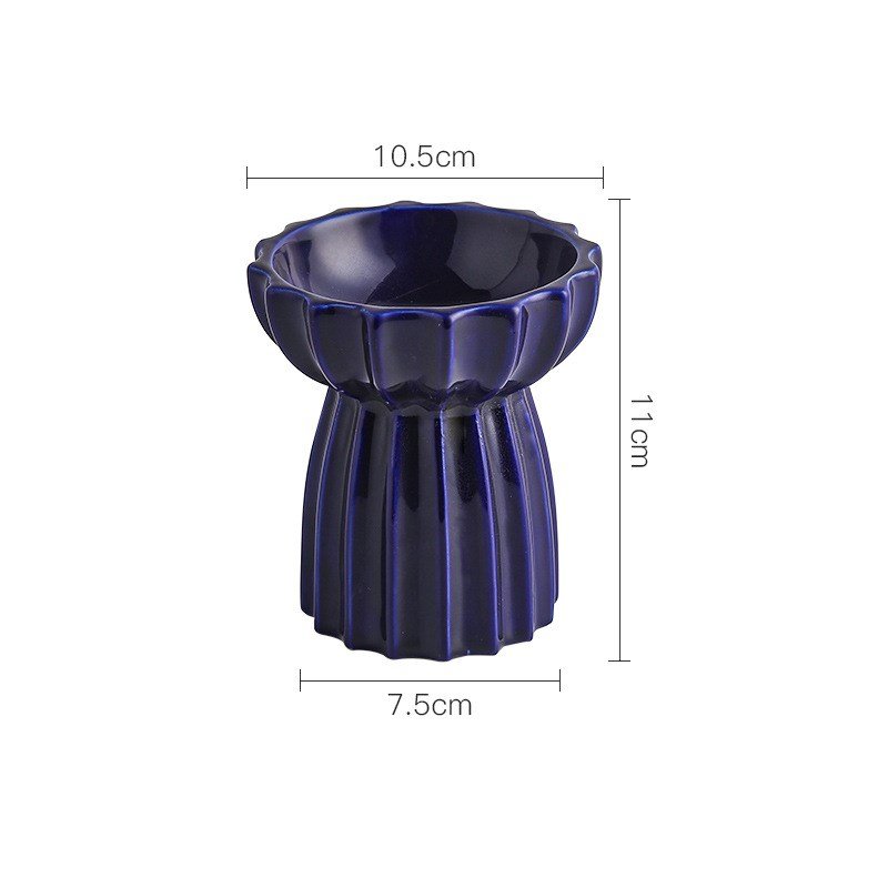 Ceramic tall cat bowl | Luxury Home Accessories | Heulog Glow