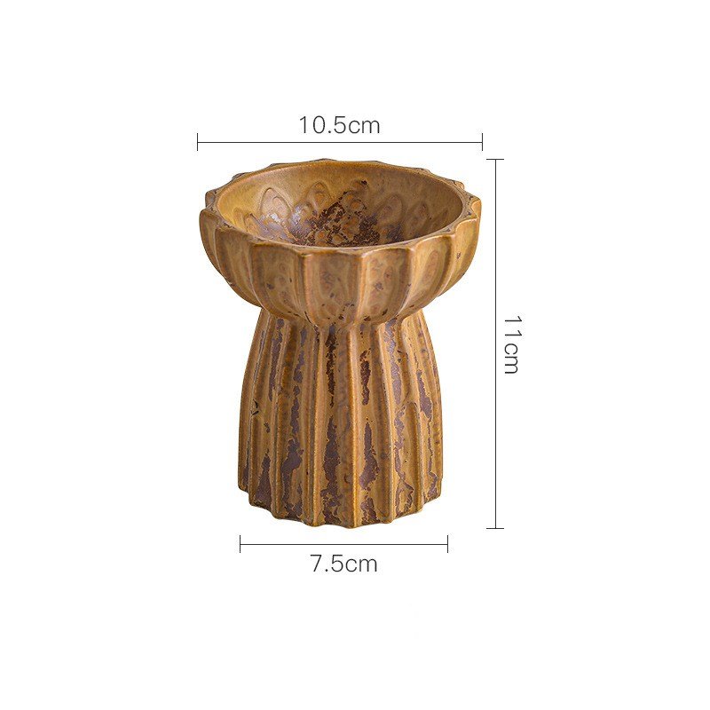Ceramic tall cat bowl | Luxury Home Accessories | Heulog Glow