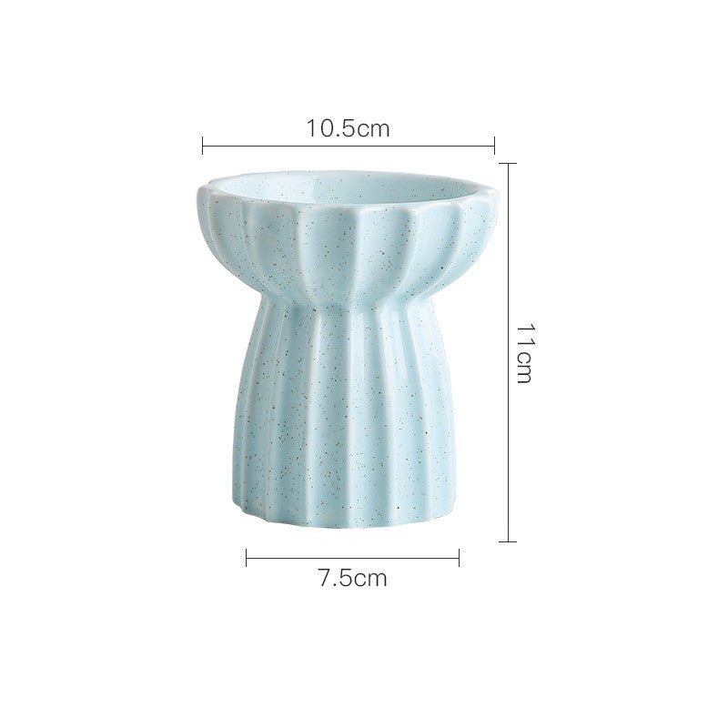 Ceramic tall cat bowl | Luxury Home Accessories | Heulog Glow