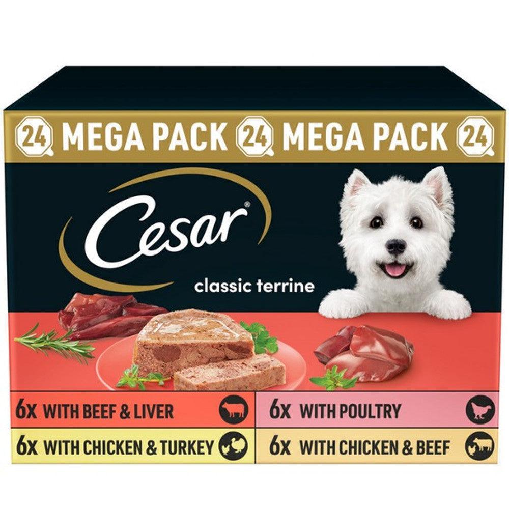 Cesar Classics Terrine Mixed Selection 24x150g | Luxury Home Accessories | Heulog Glow