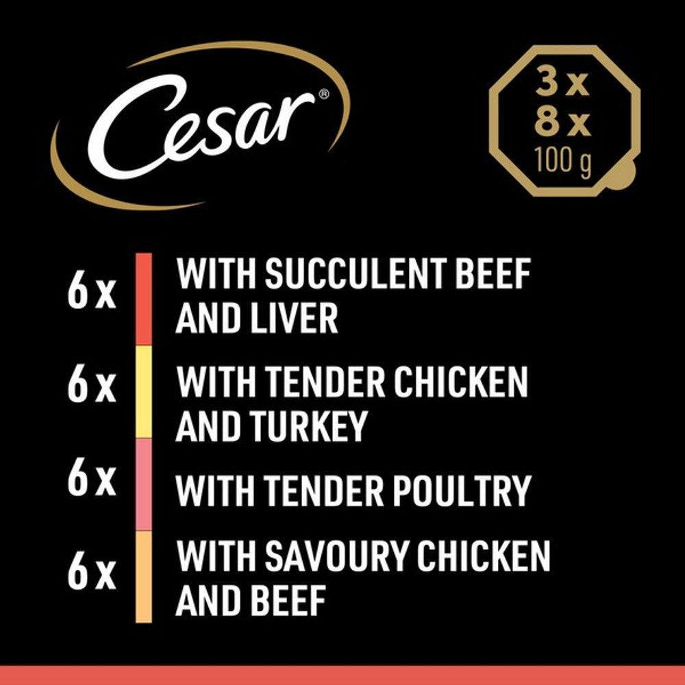 Cesar Classics Terrine Mixed Selection 24x150g | Luxury Home Accessories | Heulog Glow
