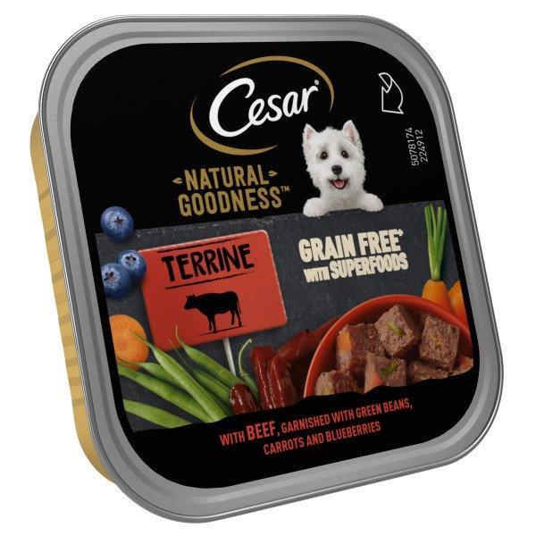 Cesar Natural Goodness with Beef in Loaf 16 x 100g | Luxury Home Accessories | Heulog Glow