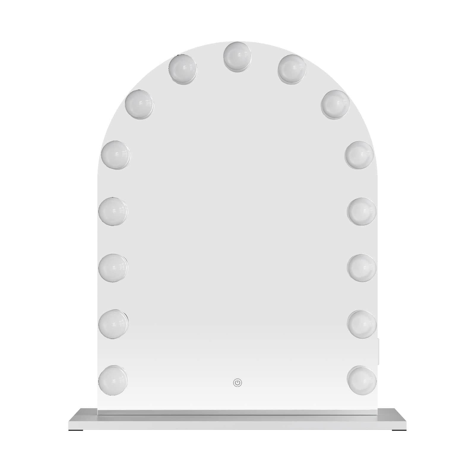 Charlize Arch Hollywood Mirror 80 x 60cm | Luxury Home Accessories | Heulog Glow