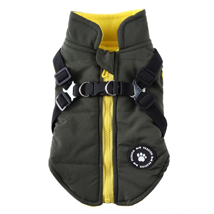 Chest Strap Jacket Cotton-padded Coat | Luxury Home Accessories | Heulog Glow