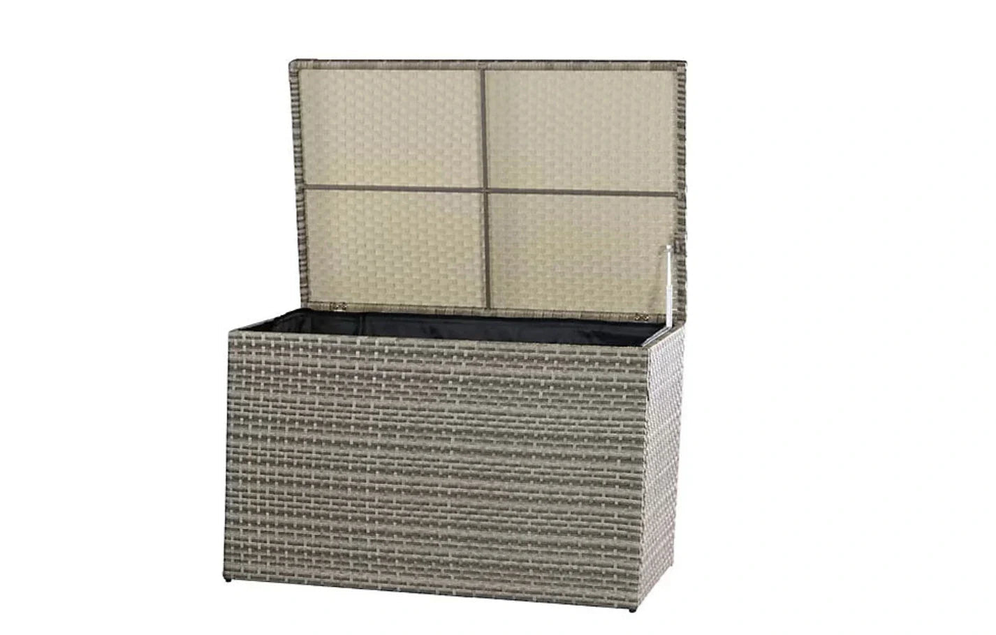 Chesterton Grey 5 Seater Corner Rattan Garden Sofa Lounge Set and Cushion Box Bundle | Luxury Home Accessories | Heulog Glow
