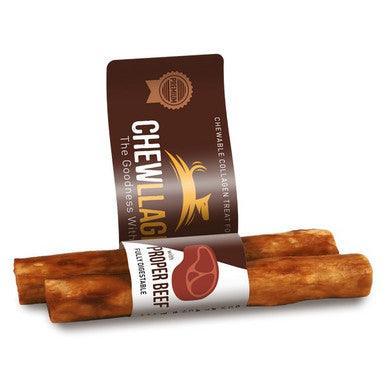 Chewllagen Collagen Beef Flavour Roll Medium 5" Dog Chew 2 pack 50g | Luxury Home Accessories | Heulog Glow