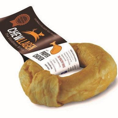 Chewllagen Collagen Chicken Flavour Donut 3.5 Inch Dog Chew | Luxury Home Accessories | Heulog Glow