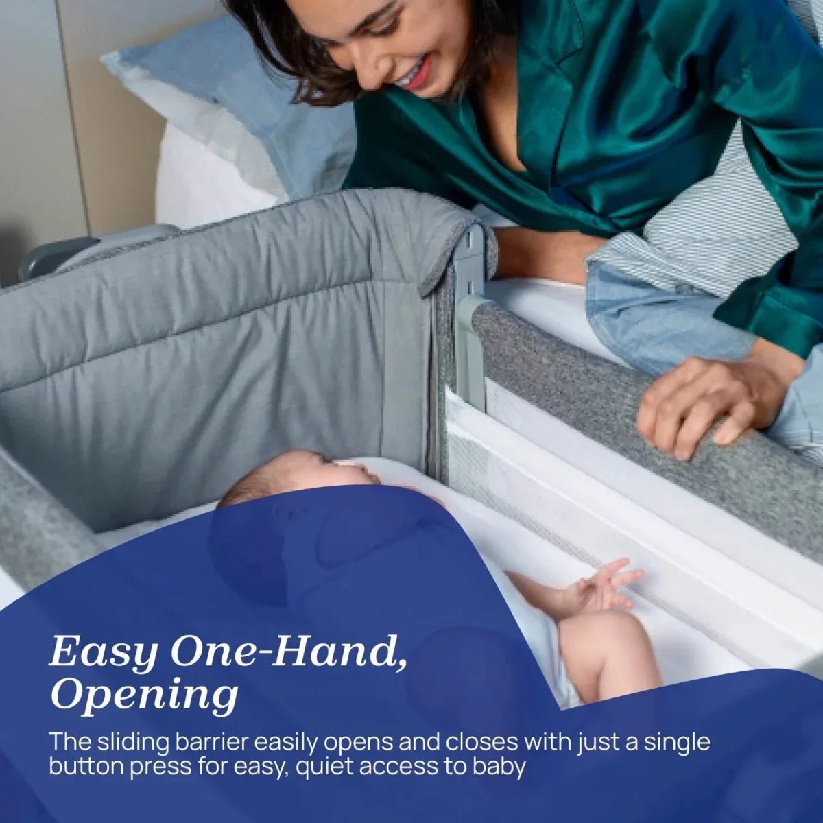 Chicco Next2Me Magic Evo Crib - Dark Gray | Luxury Home Accessories | Heulog Glow