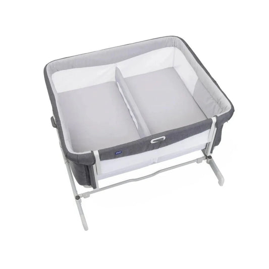 Chicco Next2Me Twins Crib - Magnet Grey | Luxury Home Accessories | Heulog Glow