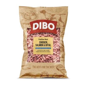Chicken, Salmon & Offal Freeflow 1kg DIBO | Luxury Home Accessories | Heulog Glow