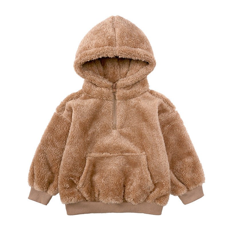 Children Berber Fleece Coat Children's Clothing Cartoon Bear Boy Thickened | Luxury Home Accessories | Heulog Glow