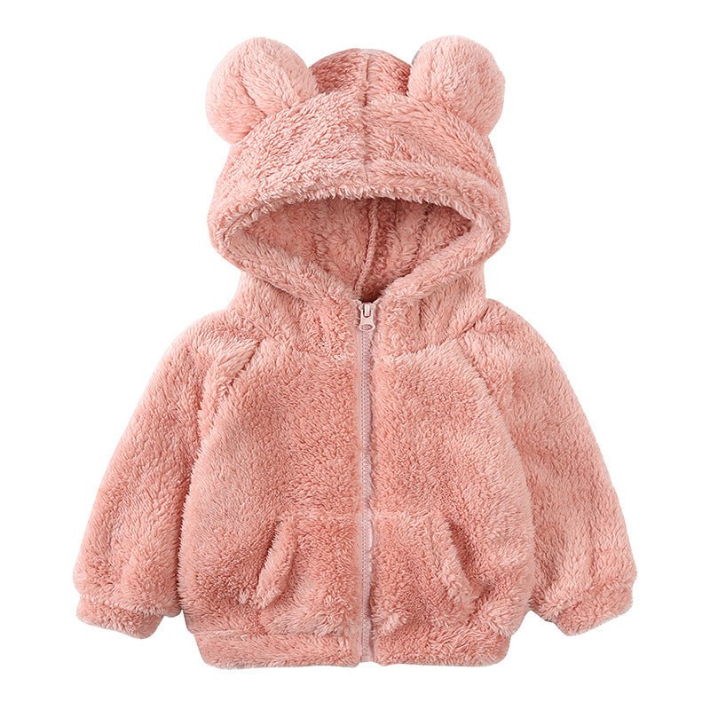 Children Berber Fleece Coat Children's Clothing Cartoon Bear Boy Thickened | Luxury Home Accessories | Heulog Glow