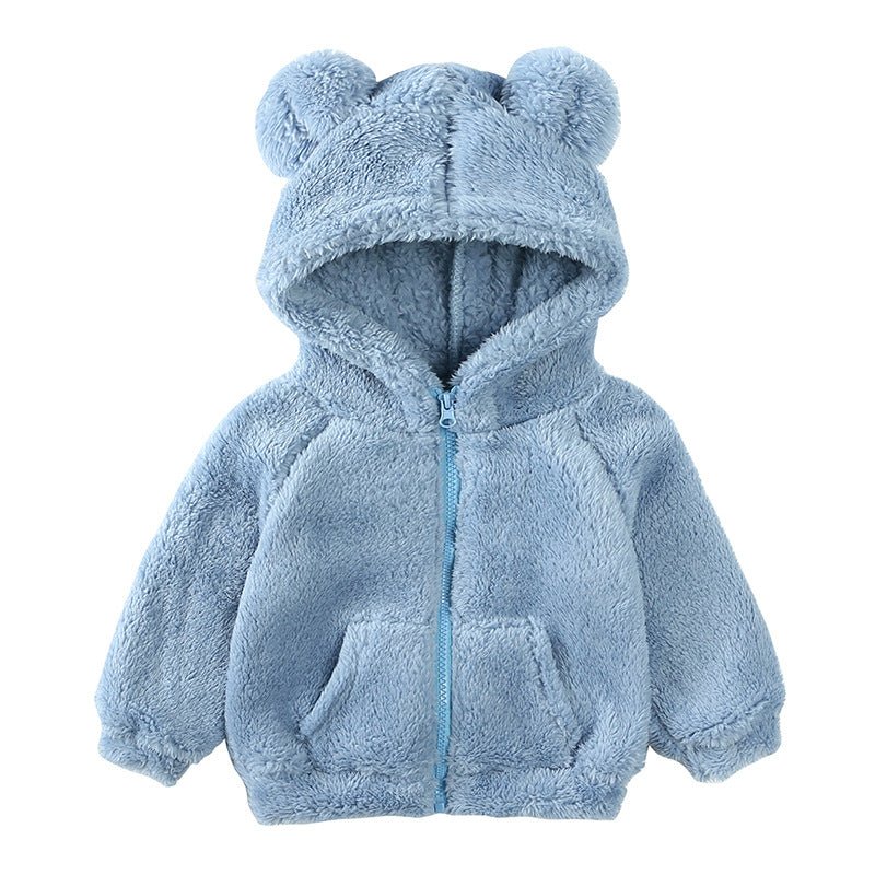 Children Berber Fleece Coat Children's Clothing Cartoon Bear Boy Thickened | Luxury Home Accessories | Heulog Glow